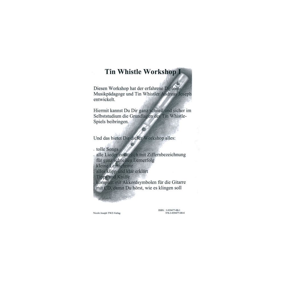 TWZ Nicole Joseph Tin Whistle Workshop 1 – Thomann Ireland