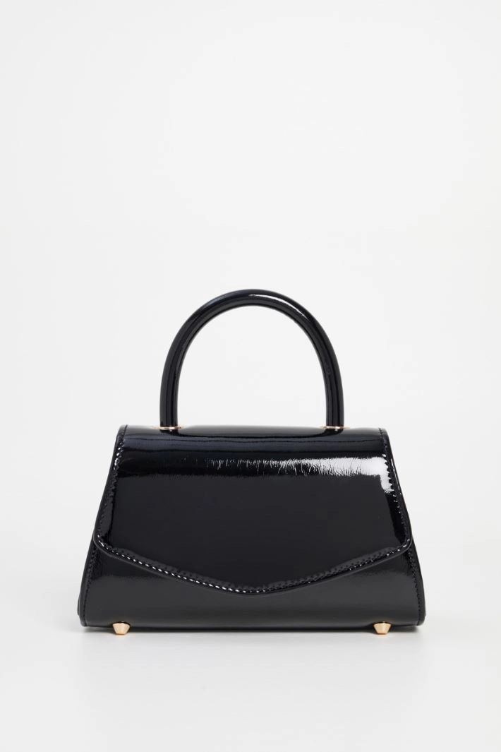 Patent leather bag - BLACK