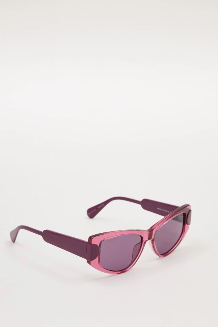 Sunglasses with contrasting temples - PINK VIOLET