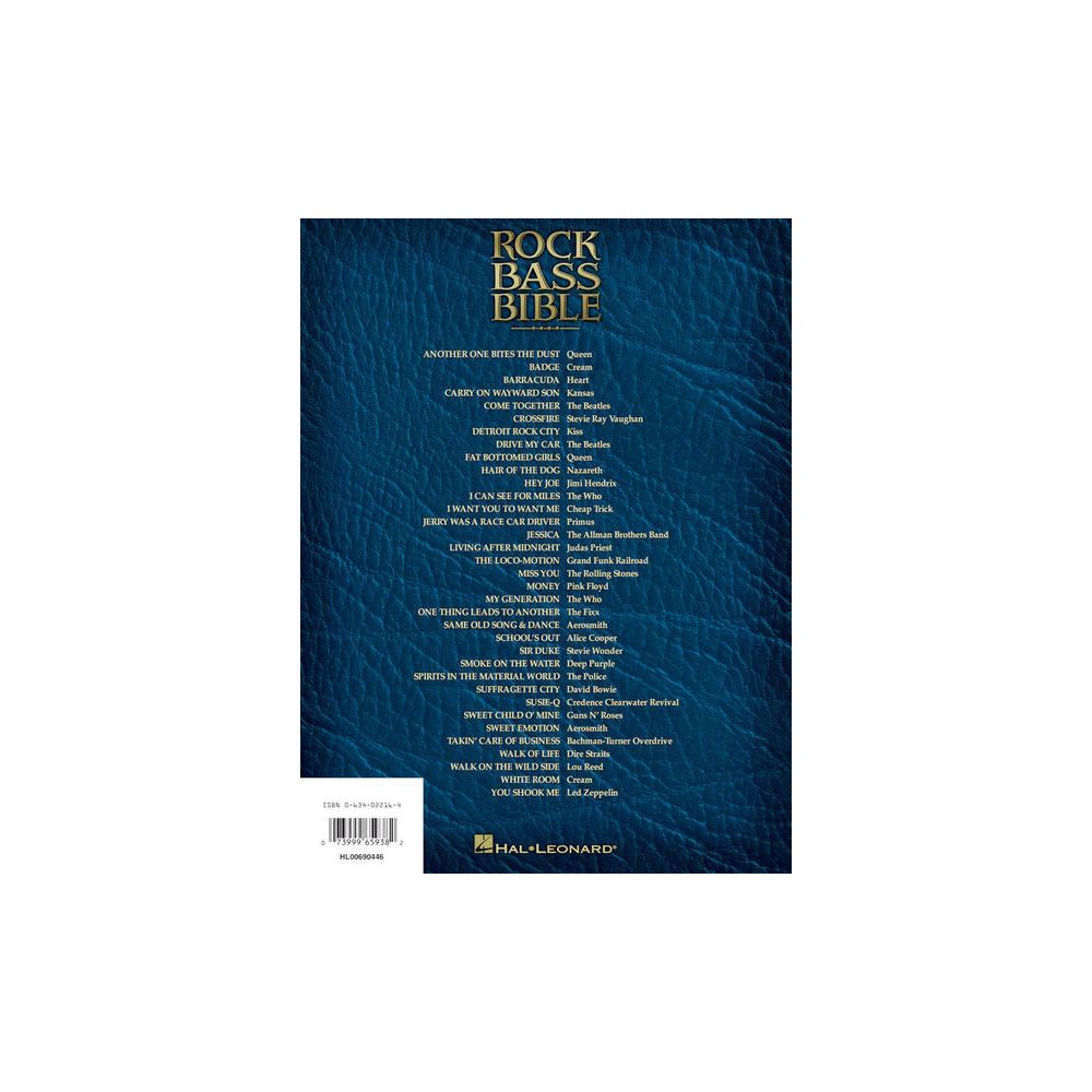 Hal Leonard Rock Bass Bible – Thomann Ireland