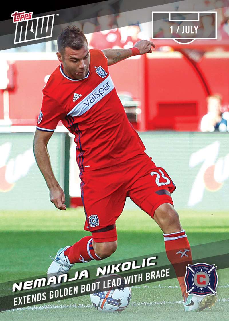 Nemanja Nikolic - MLS Topps Now 51 PRINT RUN 54