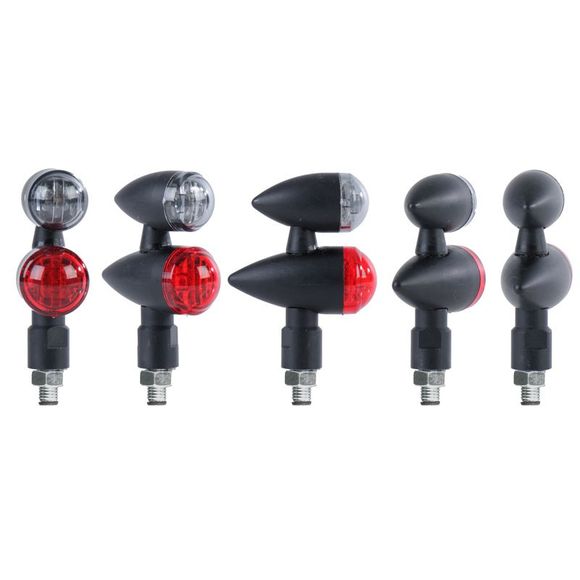 Clignotant Chaft DUAL LED (La paire) Universel - NoirRef : CH0340 / IN179