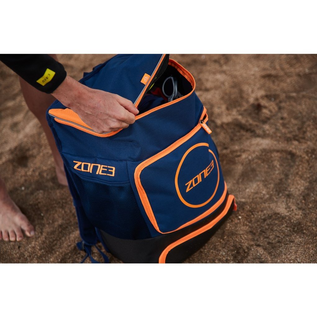 Zone3 Transition Backpack 40L - navy/orange/grey