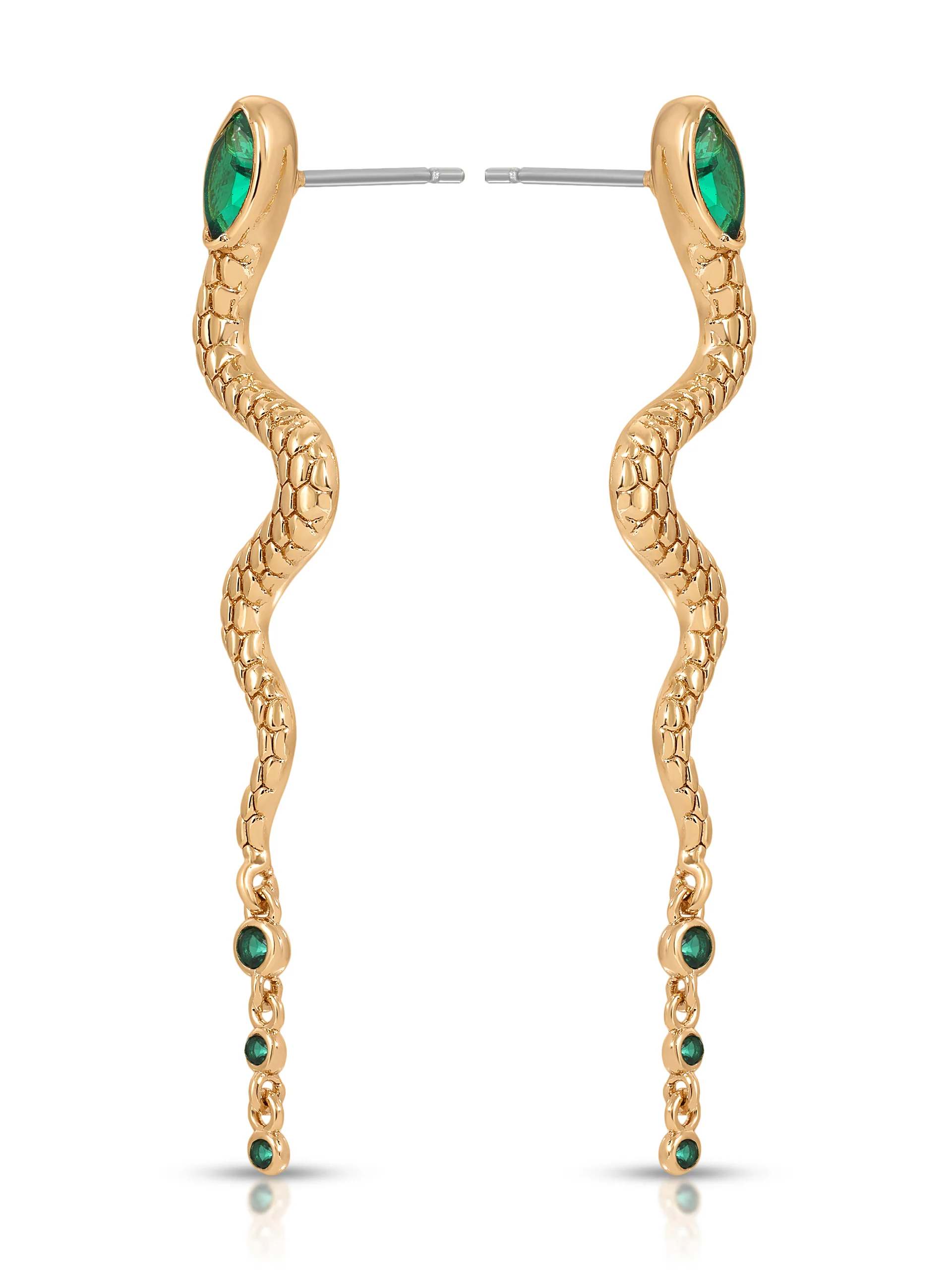 Serpentina Snake Earrings