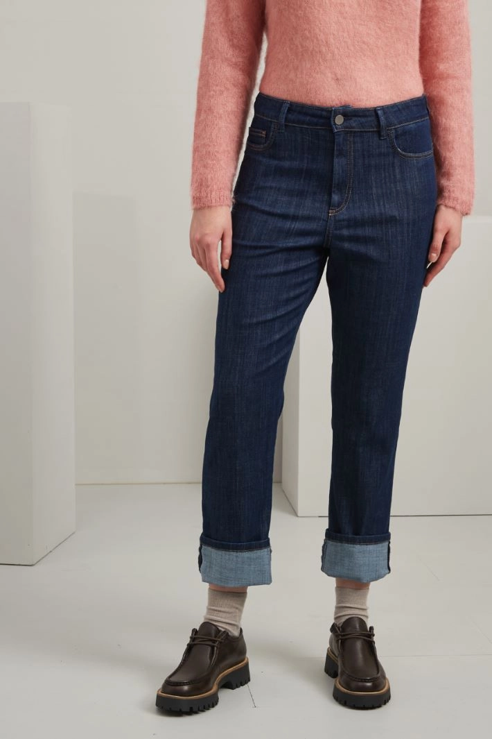 Straight cut jeans - DENIM BLUE