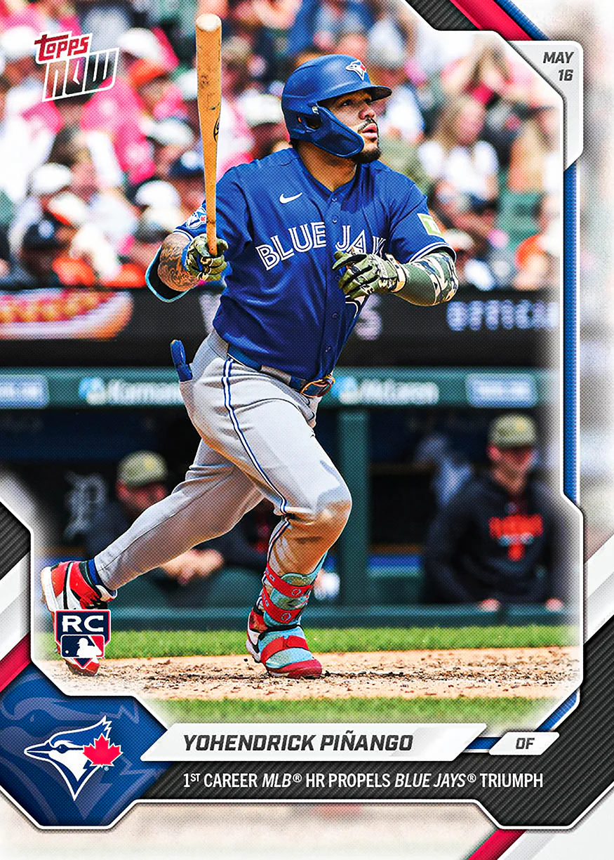 Yohendrick Piñango - 2026 MLB Topps NOW® - Card 208 - PR: 715