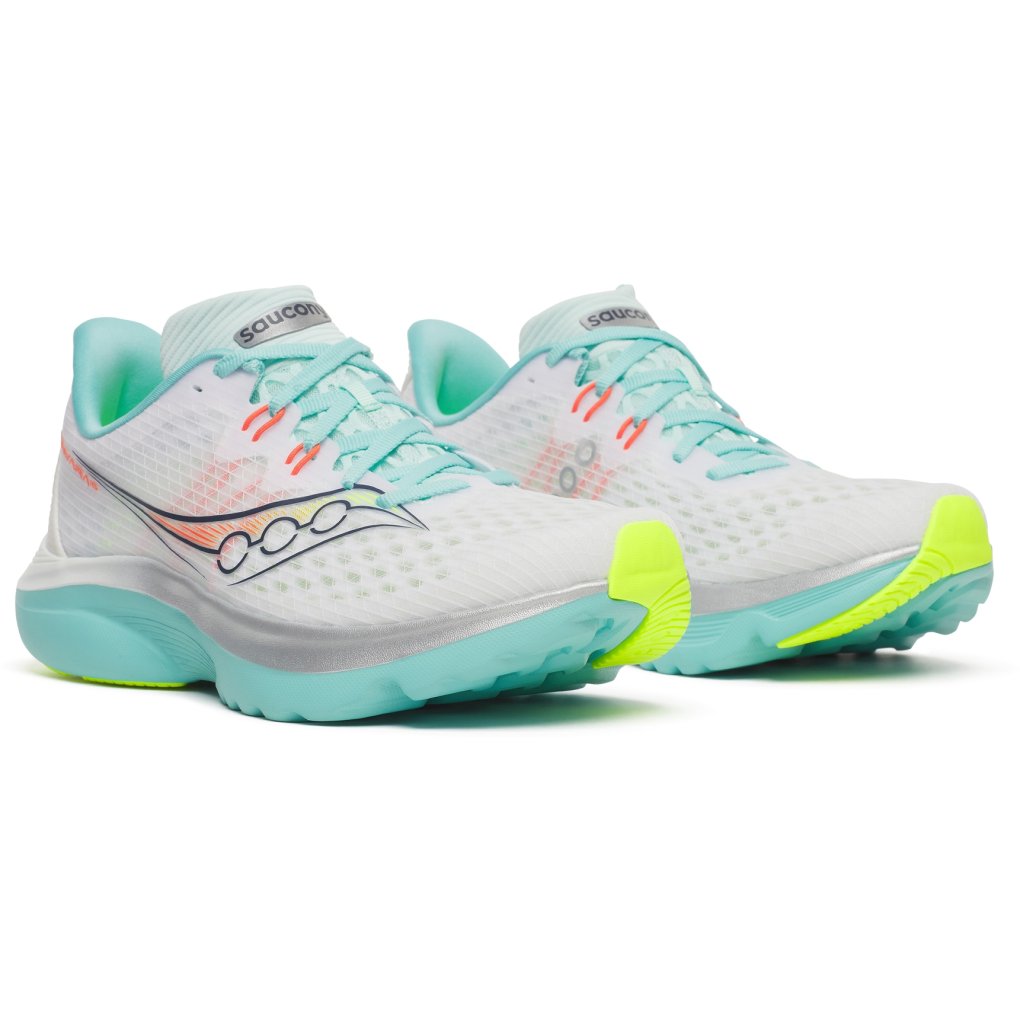 Saucony Kinvara 16 Running Shoes Women - white/aqua