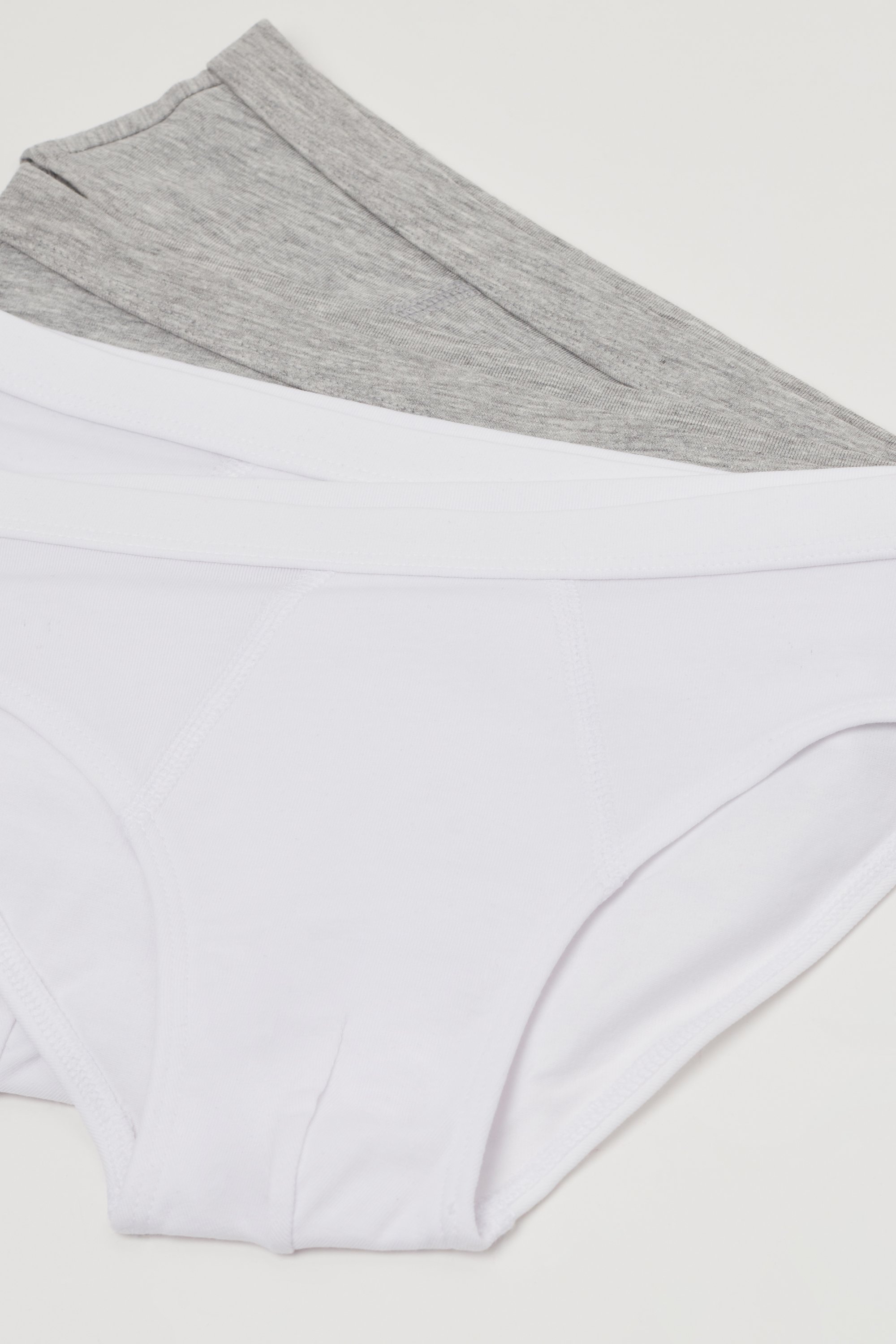 4 Pairs of Boys' Basic Cotton Briefs