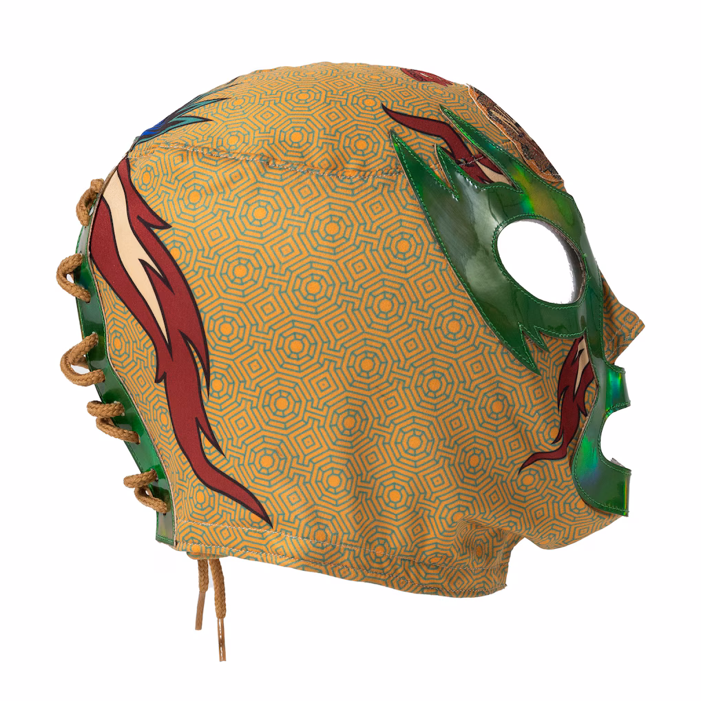Men's Gold Noche UFC 2025 Luchador Mask