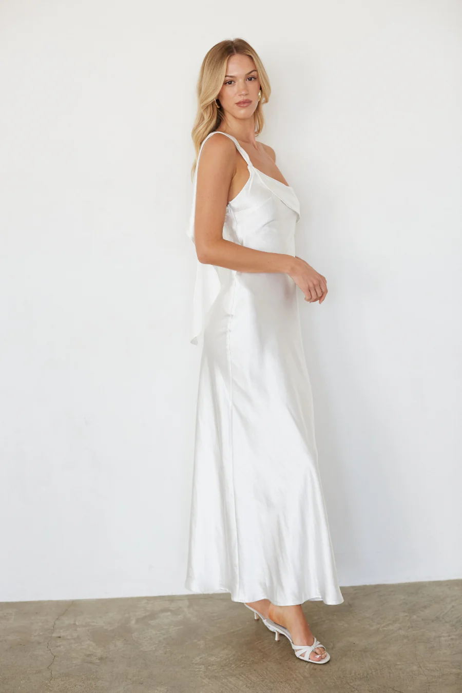 Sarahi Ruffle Strap Maxi Dress