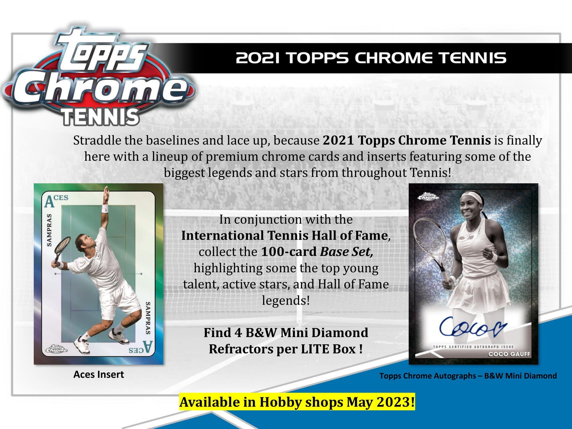2021 Topps Chrome Tennis Lite Box
