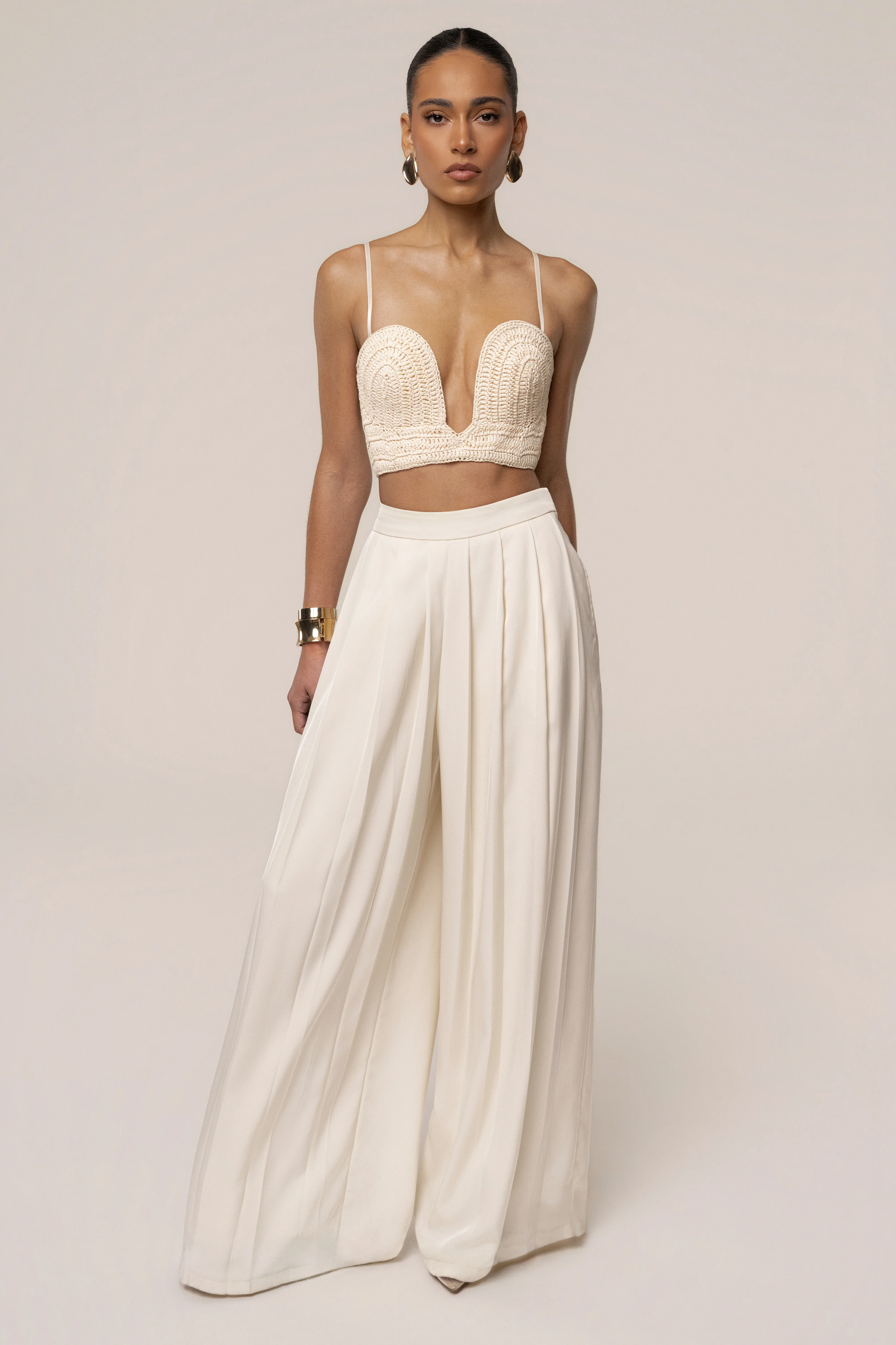 Buttercream Sail Away Texture Bustier