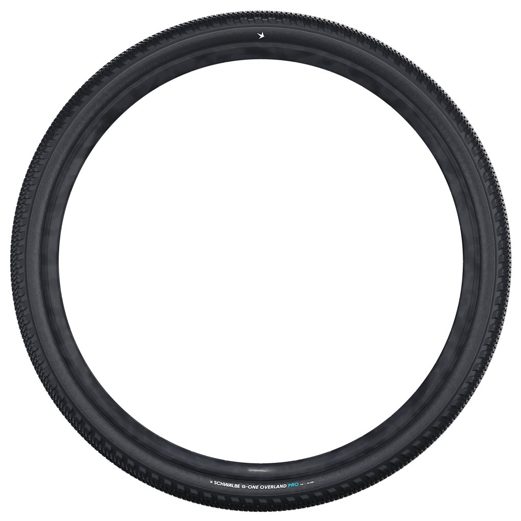 Schwalbe G-One Overland Pro Folding Tire - Gravel | Addix SpeedGrip | Double Defense | TLR | ECE-R75 - 40-622 | Black