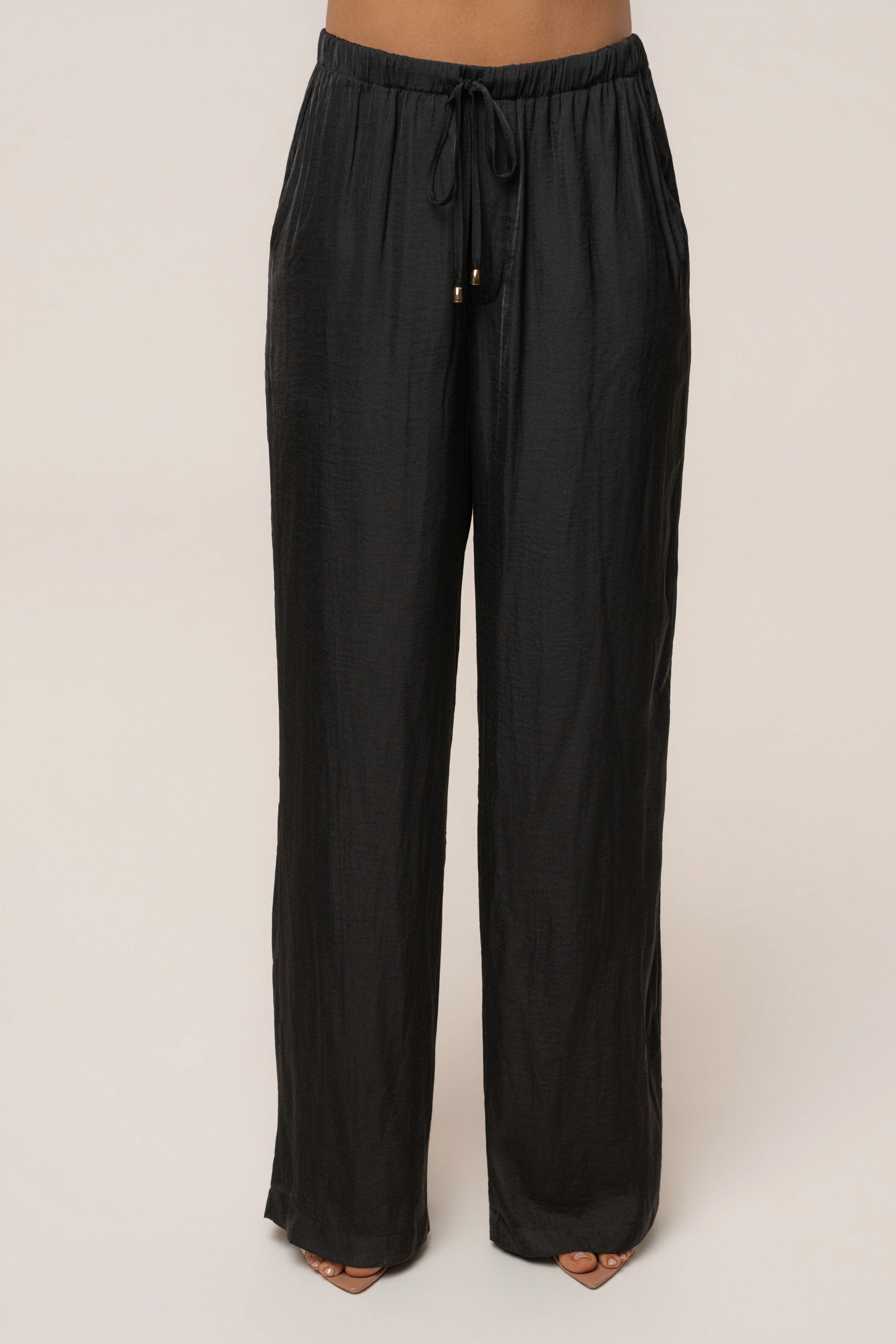 Black Seaside Glow Pants