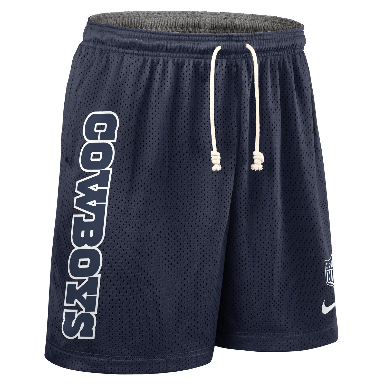 Dallas Cowboys 2025 NFL Sideline Reversible Mesh Nike Dri-FIT Shorts Navy