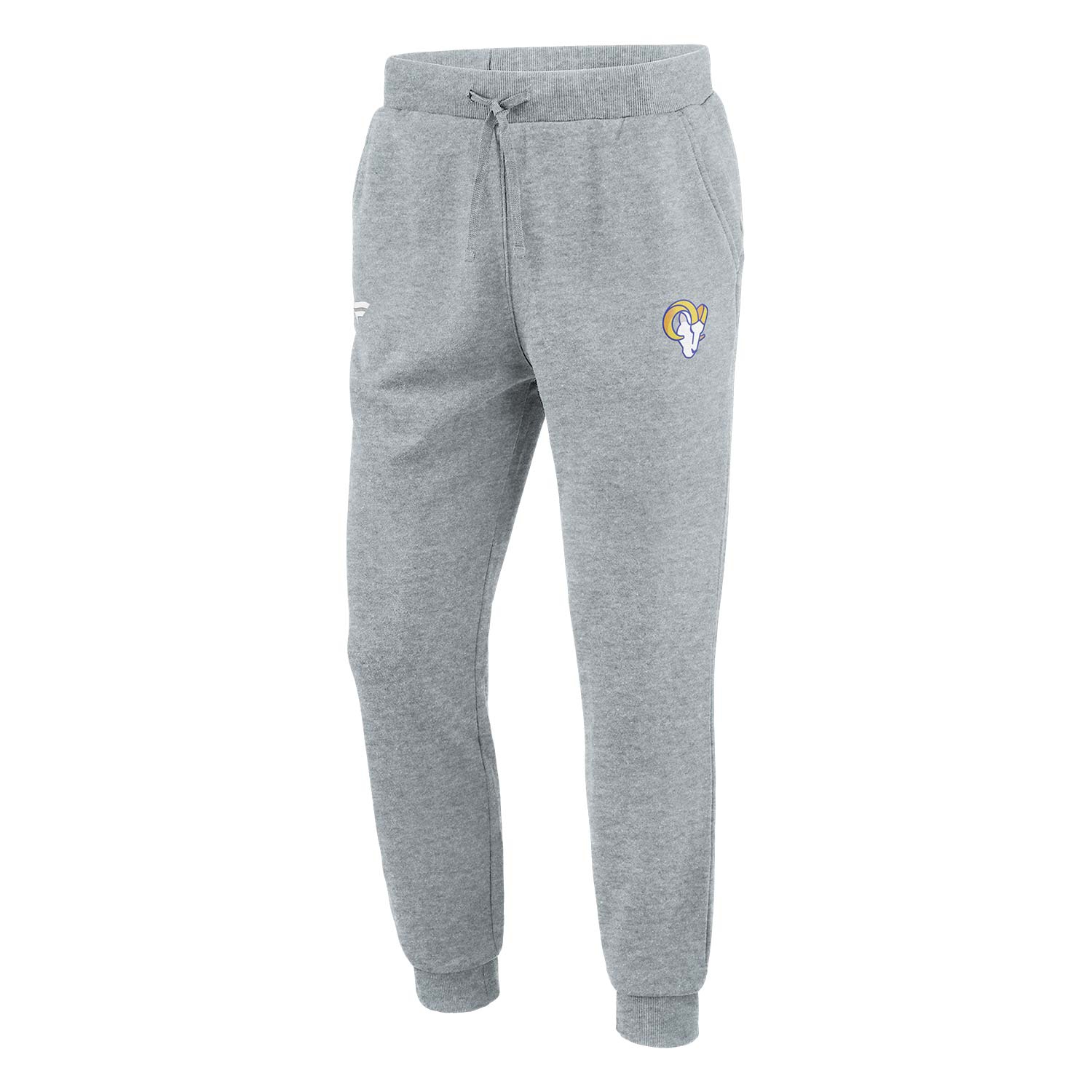 Los Angeles Rams Logo Fanatics NFL Jogger Sweatpants Gray