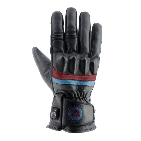 Helstons BORA HEATING Heated Gloves - Black / RedRef: HS0926