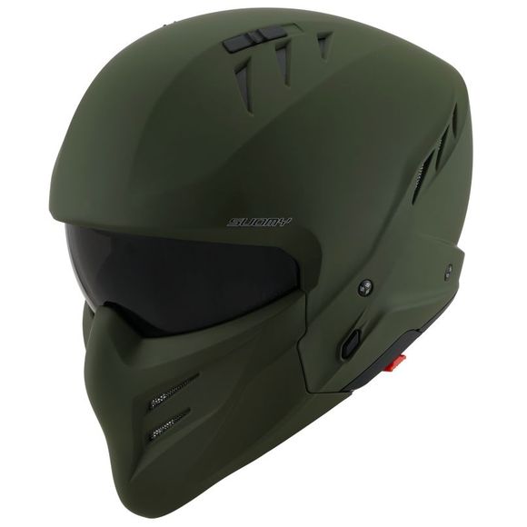 Suomy Armor jet helmet - Plain - GreenRef: SU0398
