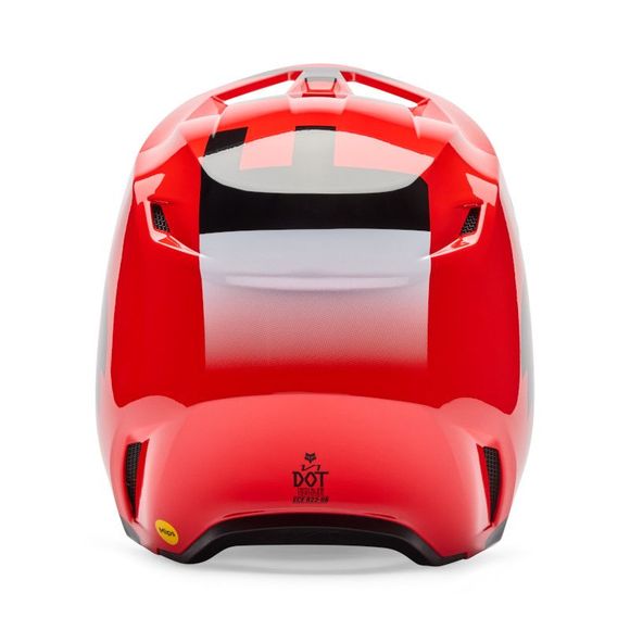 Casque cross Fox V1 SHIELD 2025 - Rouge / NoirRef : FX6247
