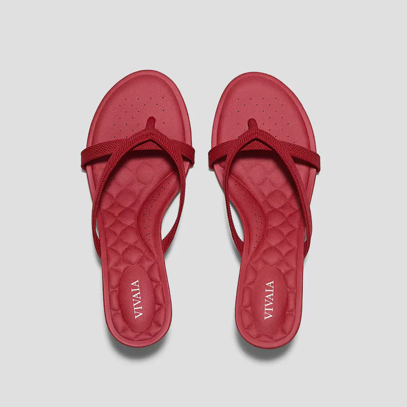 Round-Toe Kitten-Heel Sandals (Emeline)