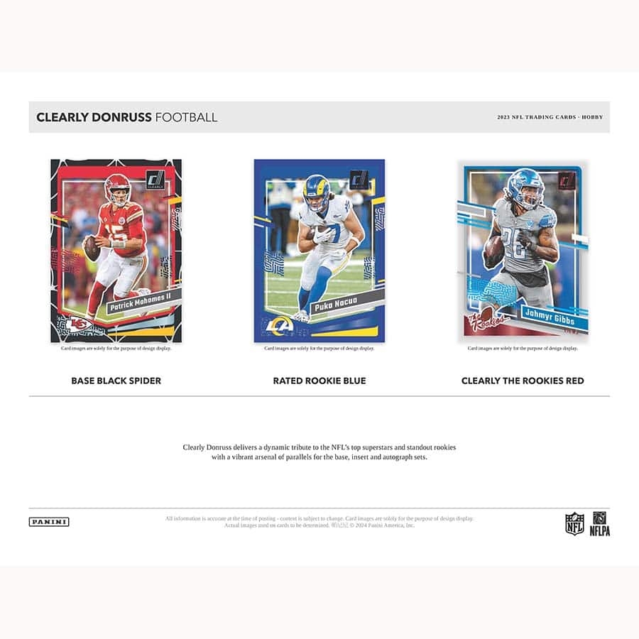 2023 Panini Clearly Donruss Football NFL Hobby Box