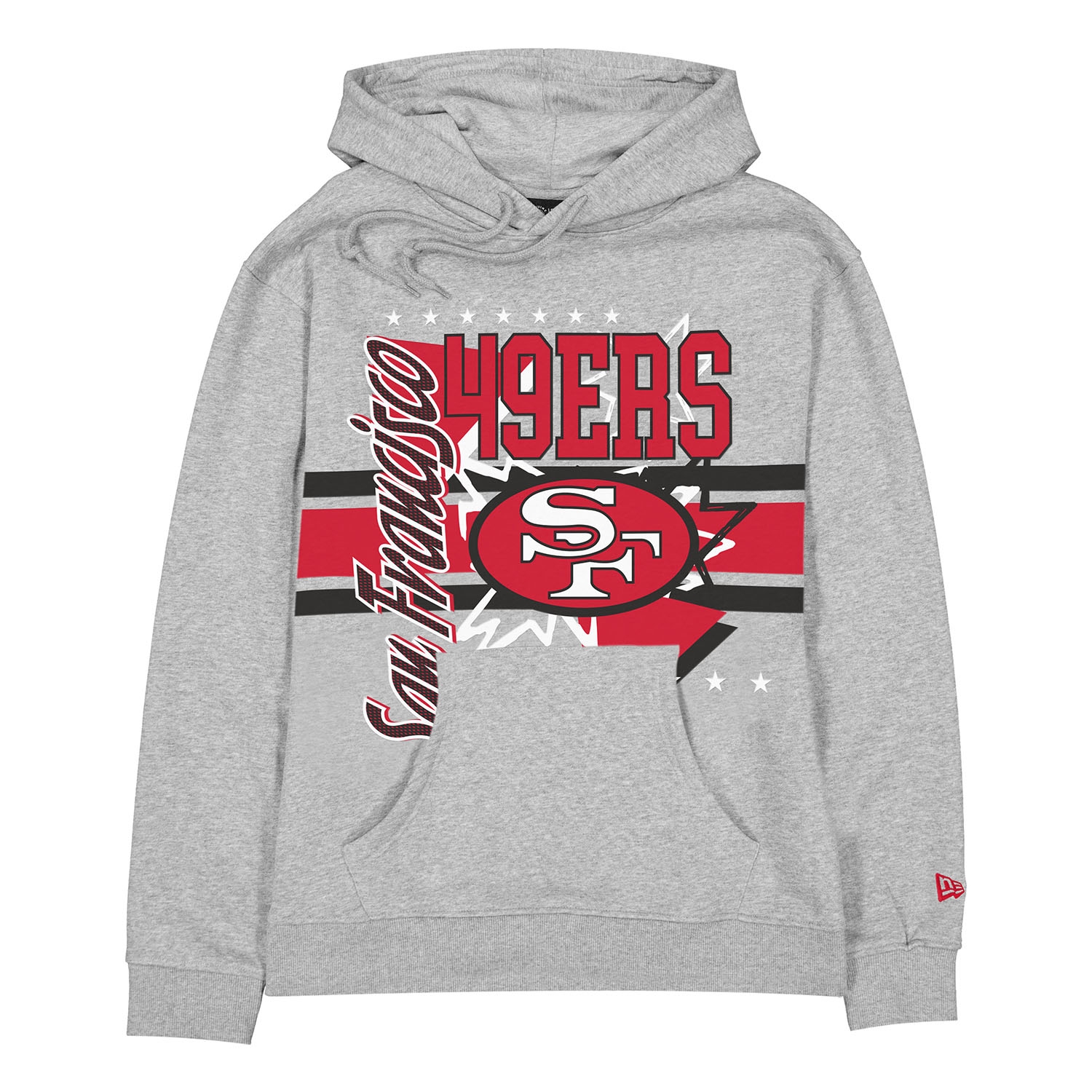 San Francisco 49ers Sport Classics Oversized NFL Hoodie Gray