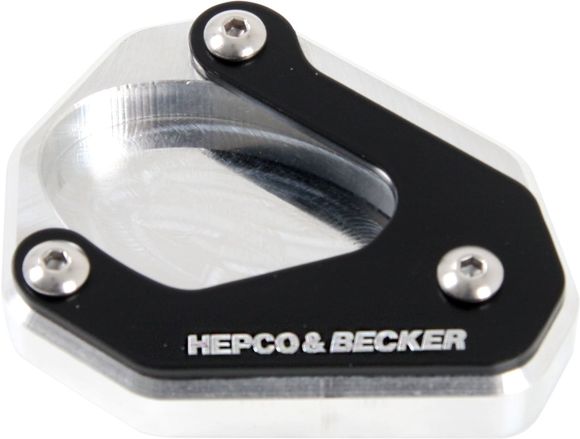 Hepco & Becker side stand extension - black/silverRef: Hbe00556A / 42112547 00 91