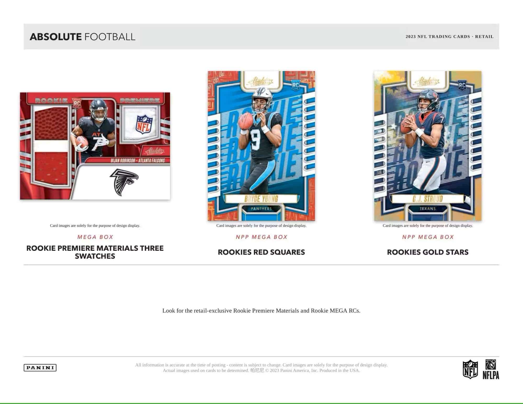 2023 Panini Absolute Football NFL Blaster Box