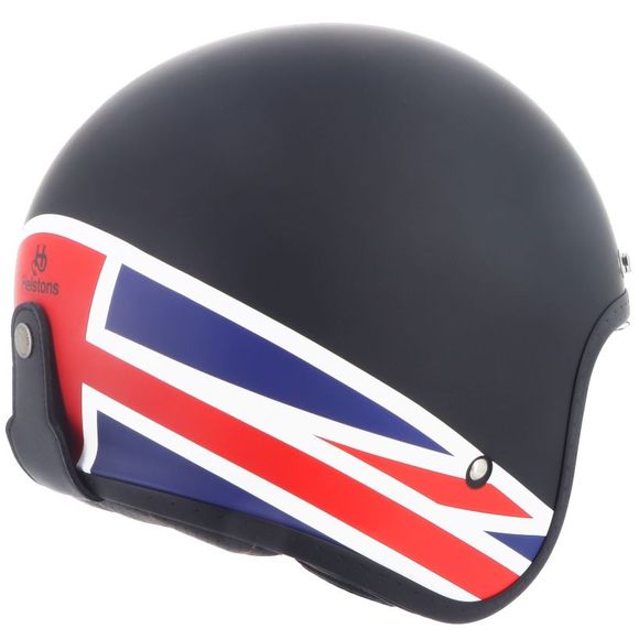 Casque jet Helstons UNION JACK - NoirRef : HS1173