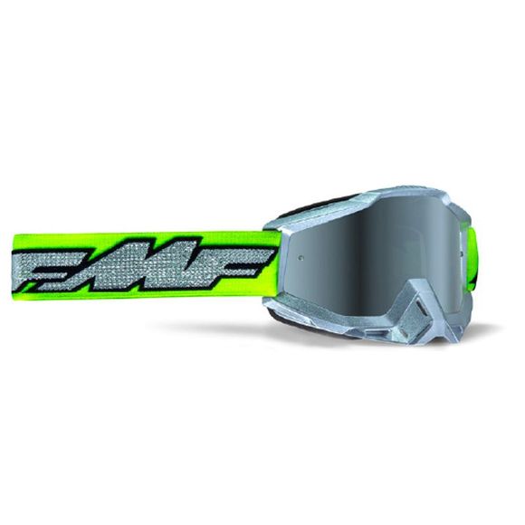 FMF VISION POWERBOMB Rocket cross goggle - Mirror Lens 2023 - Gray / YellowRef: FMF v0017