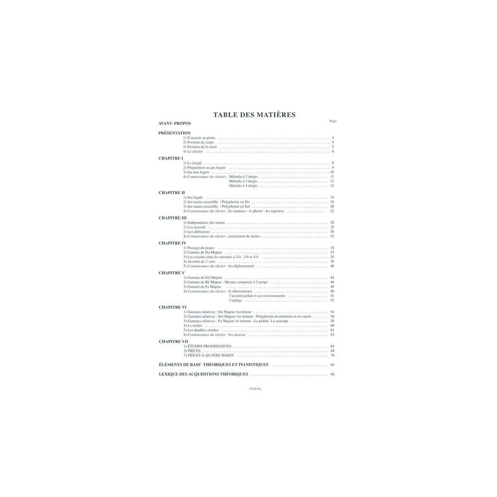 Editions Henry Lemoine Methode De Piano Debutants – Thomann Ireland