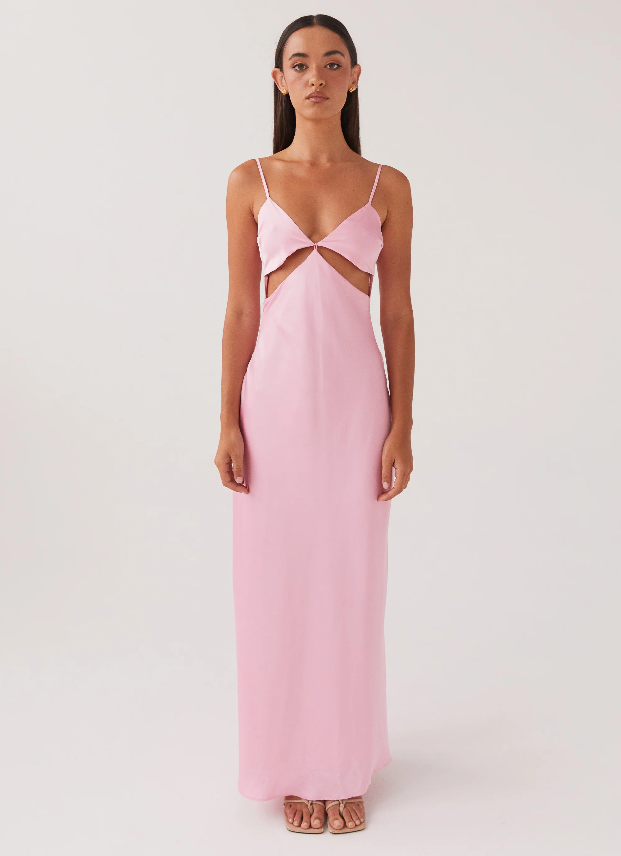 Pretty In Pink Maxi Dress - Rose Quartz
