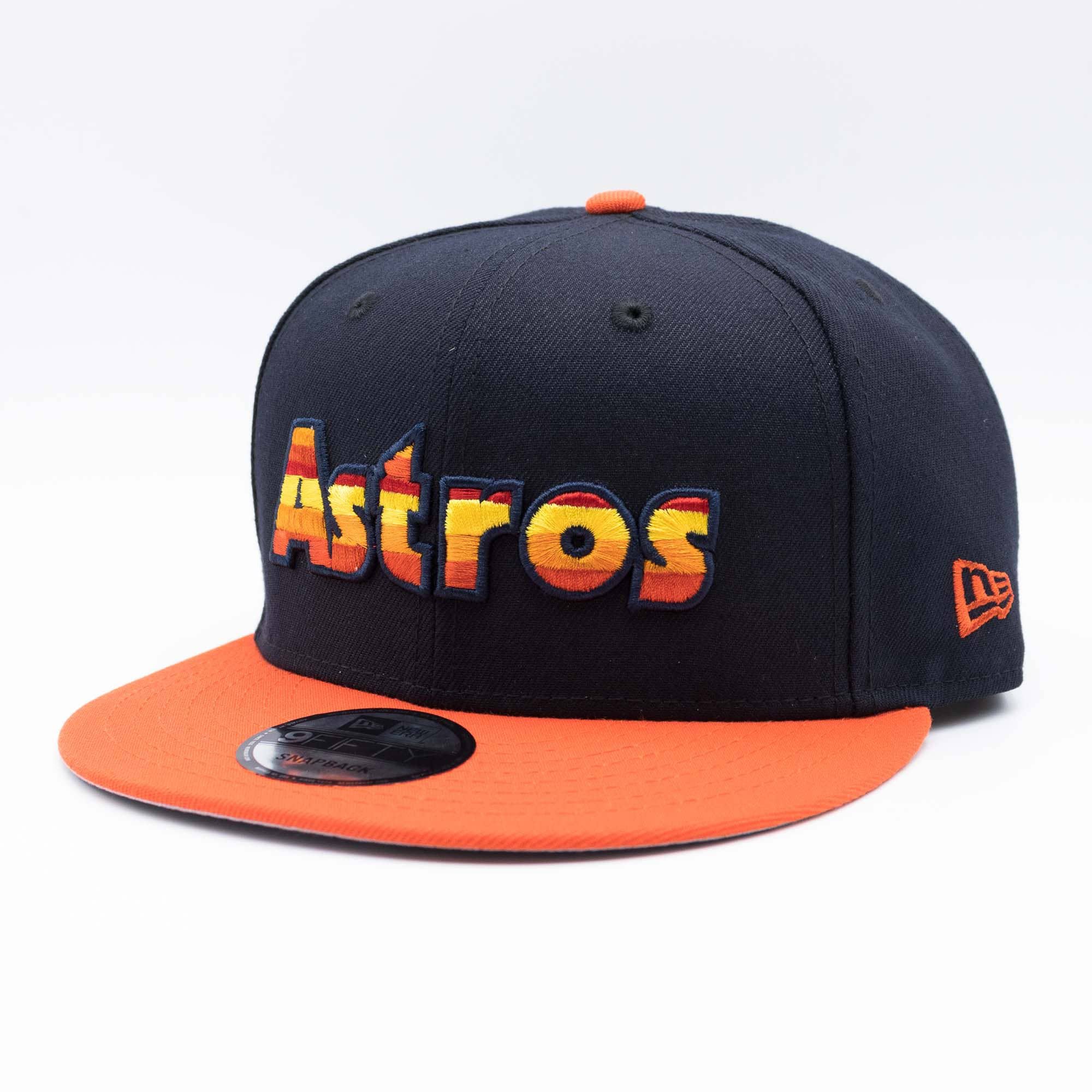 Houston Astros Cooperstown Wordmark New Era 9FIFTY Snapback MLB Cap