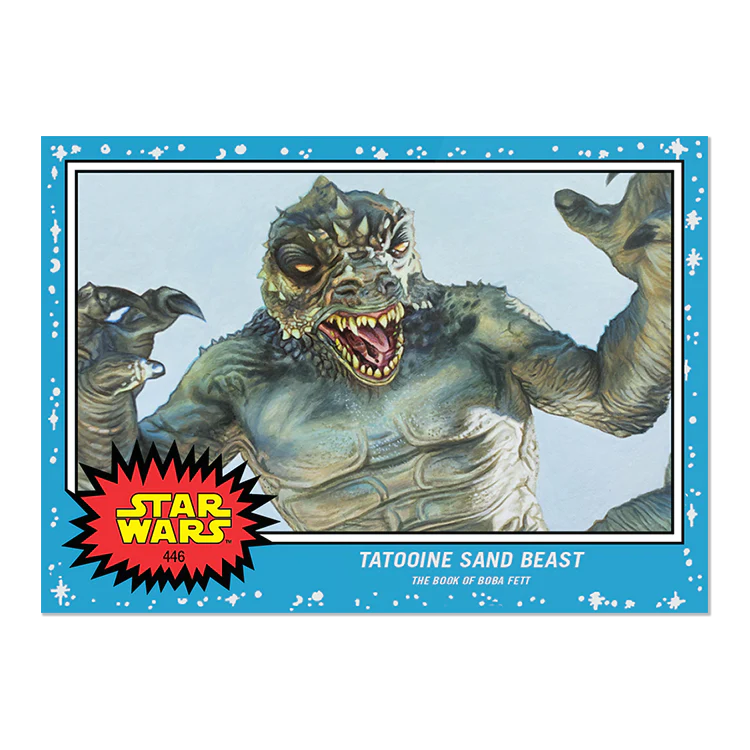Topps UK - SW Living Set Card #446 - Tatooine Sand Beast