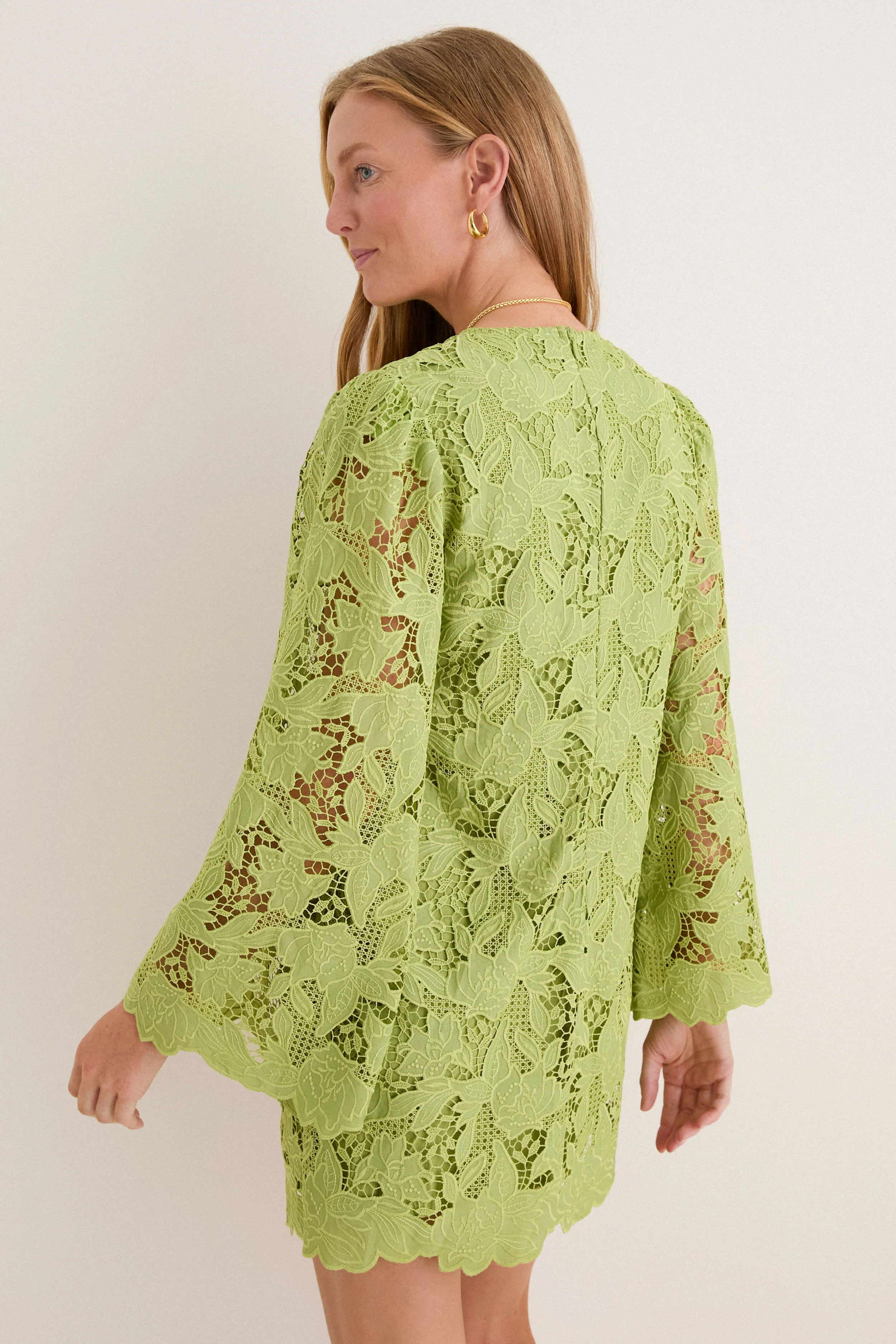 Olive Lace Livvy Mini Dress