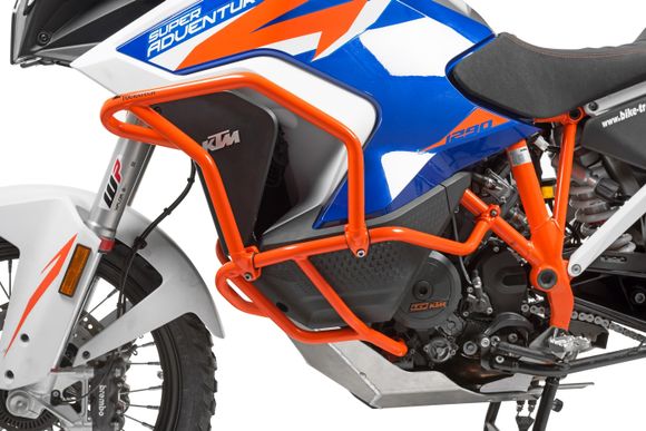 Touratech engine guard Crash bar extension - OrangeRef: Trt00506A / 01-373-5162-0