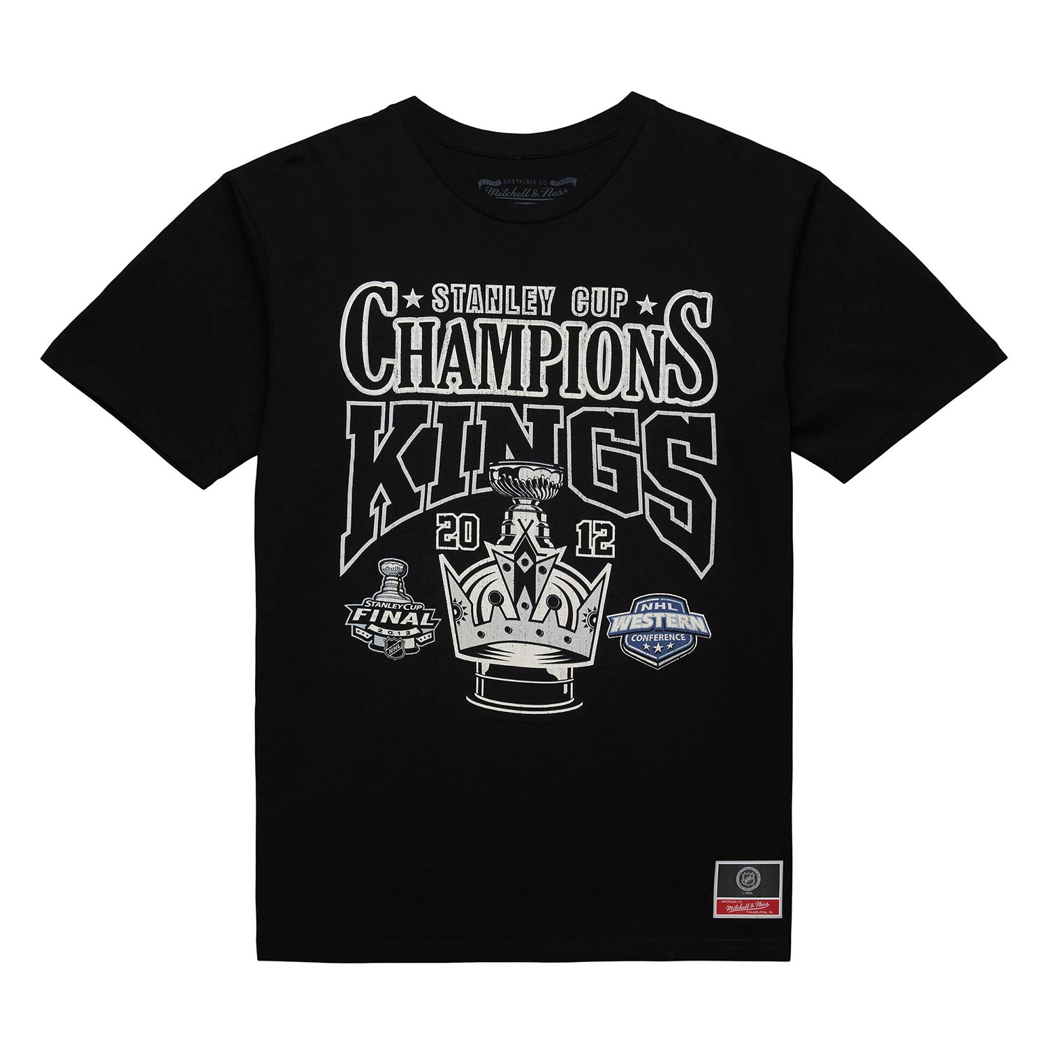 Los Angeles Kings Mitchell & Ness Big Champ NHL T-Shirt Black