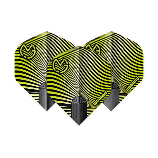 Winmau Prism Delta MvG Green Black No2 Standard Flights