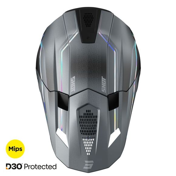 Casque cross Shot LITE - CHALLENGER 2025 - Noir / MulticoloreRef : SO2581