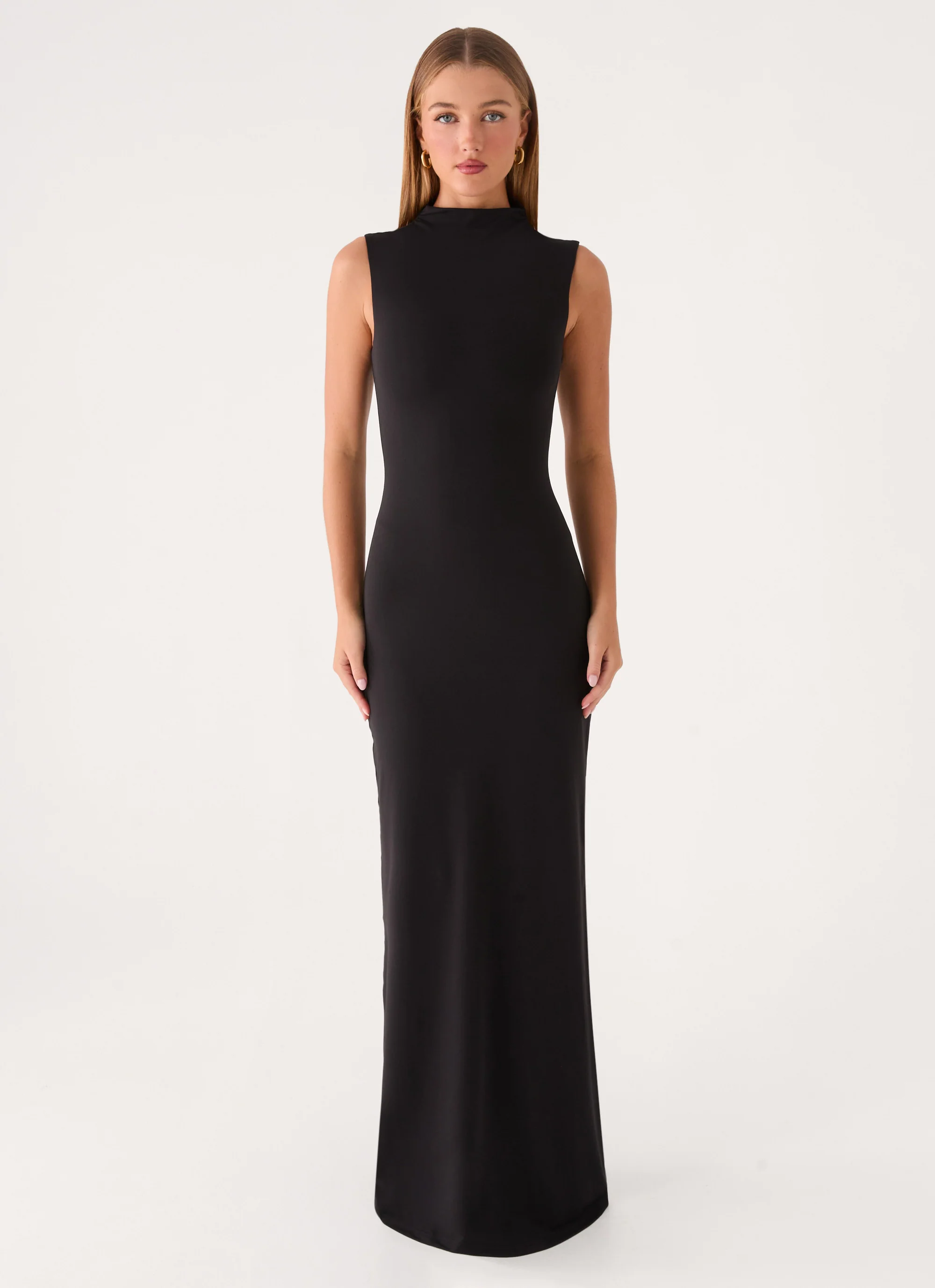 On My Time Maxi Dress - Black