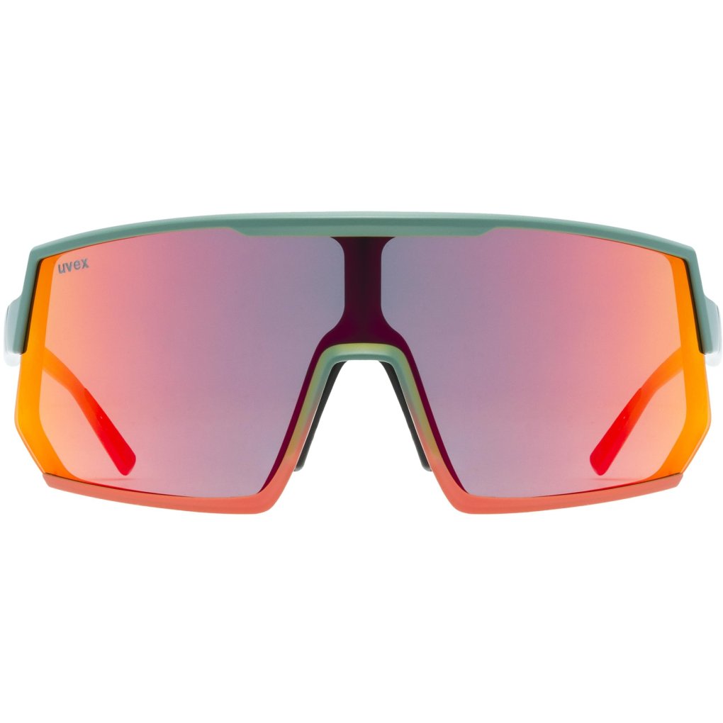 Uvex sportstyle 235 Glasses - moss grapefruit matt/mirror red