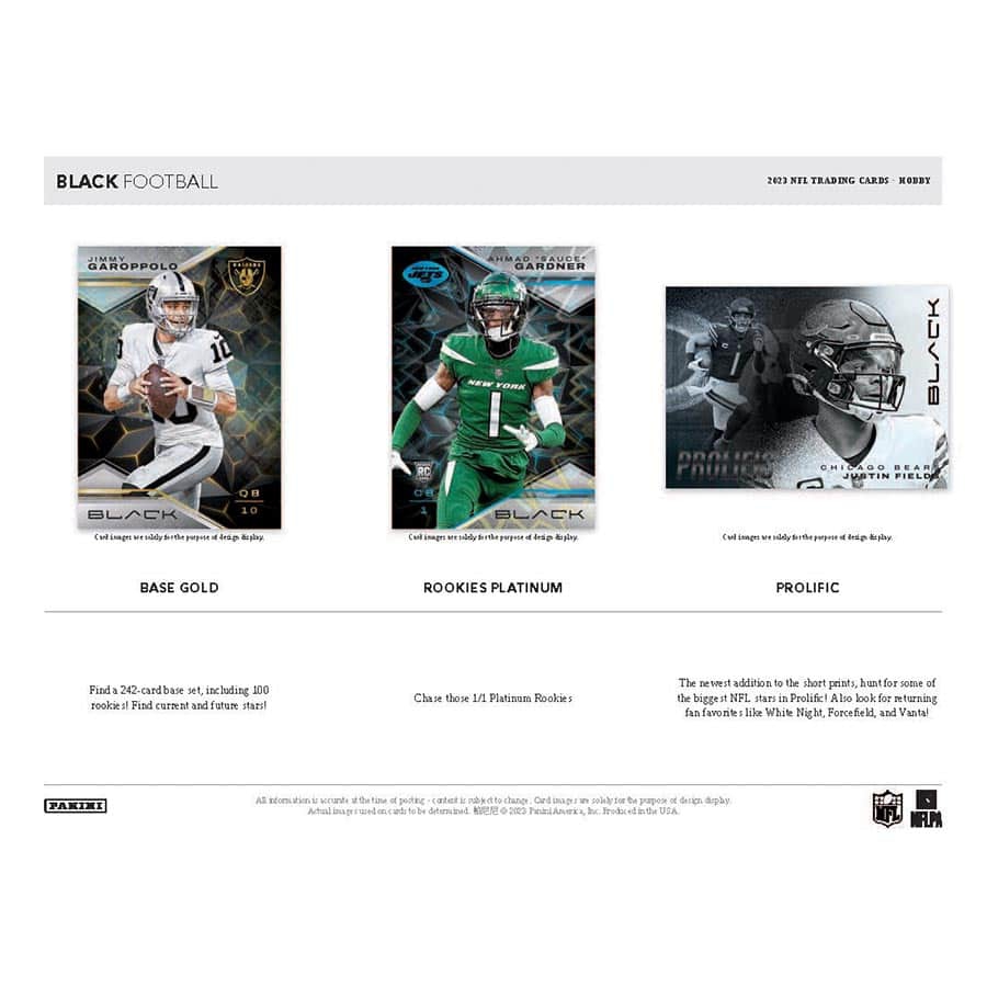 2023 Panini Black Football NFL Hobby Box