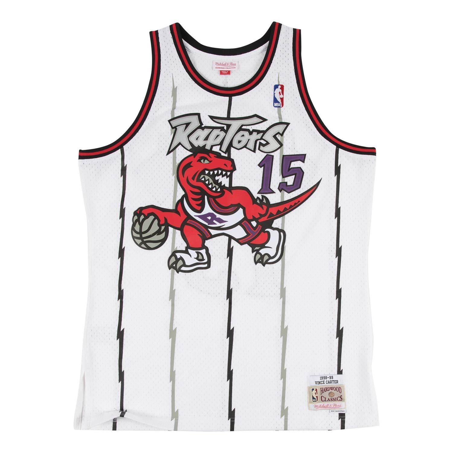 Vince Carter #15 Toronto Raptors 1998-99 Swingman NBA Jersey White