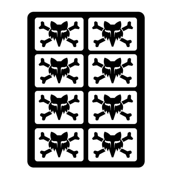 Fox victory logo pack stickers - whiteRef: fx4914 / 32532-008-os