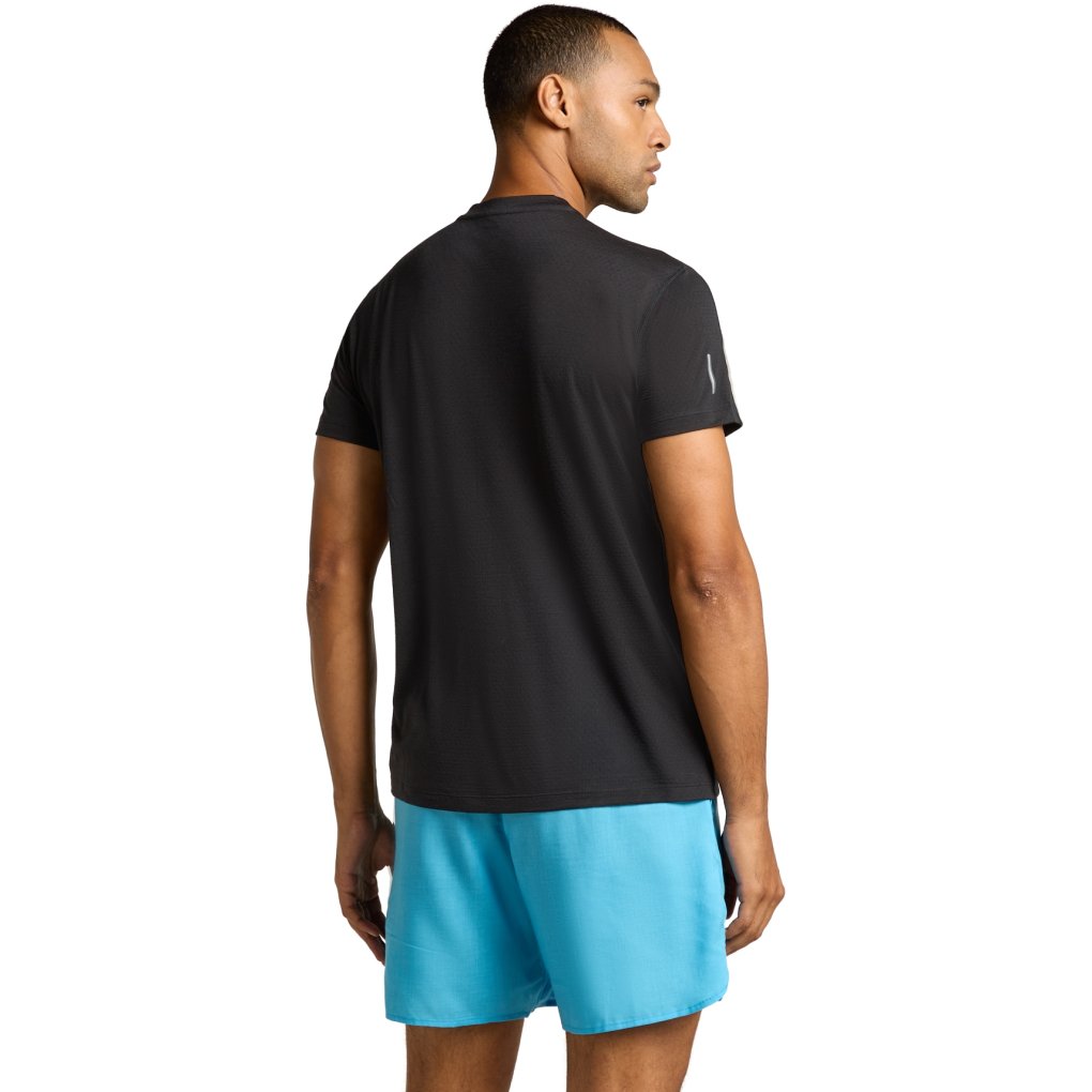 Icebreaker Merino 125 Cool-Lite™ Speed Short Sleeve Quarter Zip Shirt Men - Black