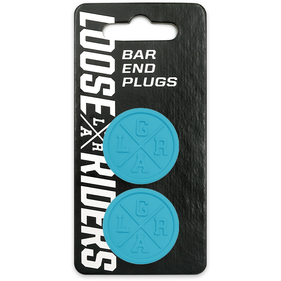 Loose Riders Grip End Plugs - teal