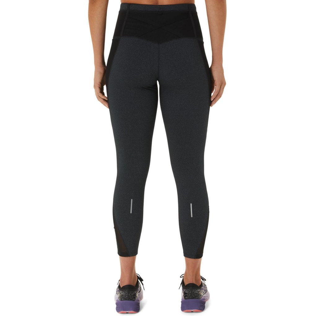 asics Distance Supply 7/8 Tights Women - performance black heather