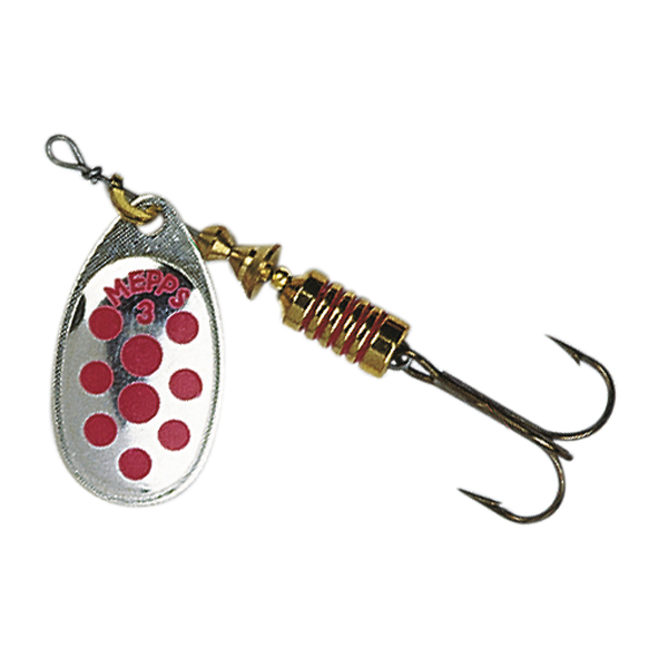 Mepps Spinner Aglia (silver\/red)