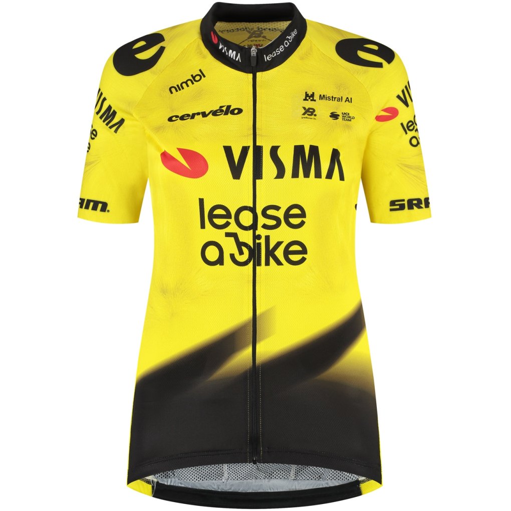 RAPidGEAR Team Visma | Lease a Bike Replica Short Sleeve Jersey Women 2026 - yellow