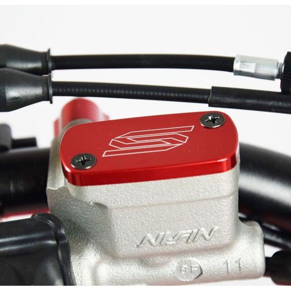 Master cover Scar brake cylinder before - black / redRef: SCR0360 / 2801